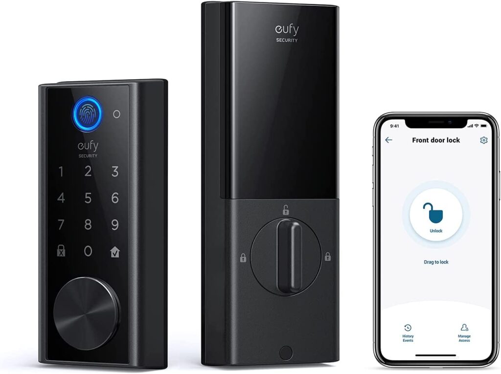 eufy Security S230 Smart Lock Touch & Wi-Fi, Fingerprint Scanner