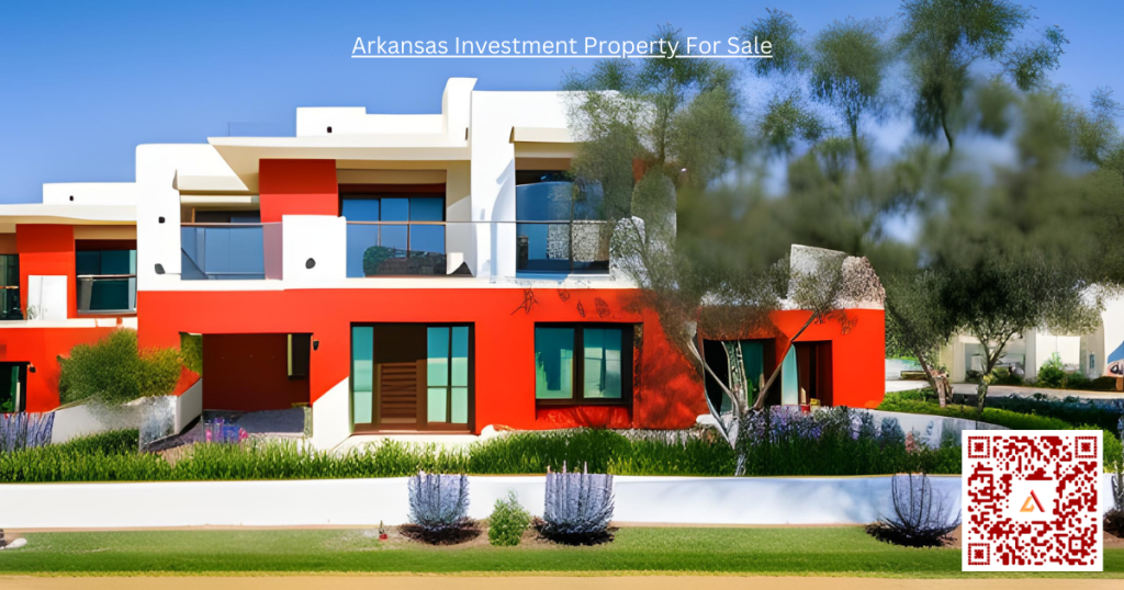 Arkansas Investment Property with red and white exterior paint. This is a great example of the type of Arkansas Investment Property for sale on Airdeed