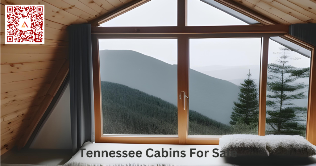 Tennessee Cabin from inside house looking out into the mountains. This is a great example of the type of Tennessee Cabins for sale on Airdeed