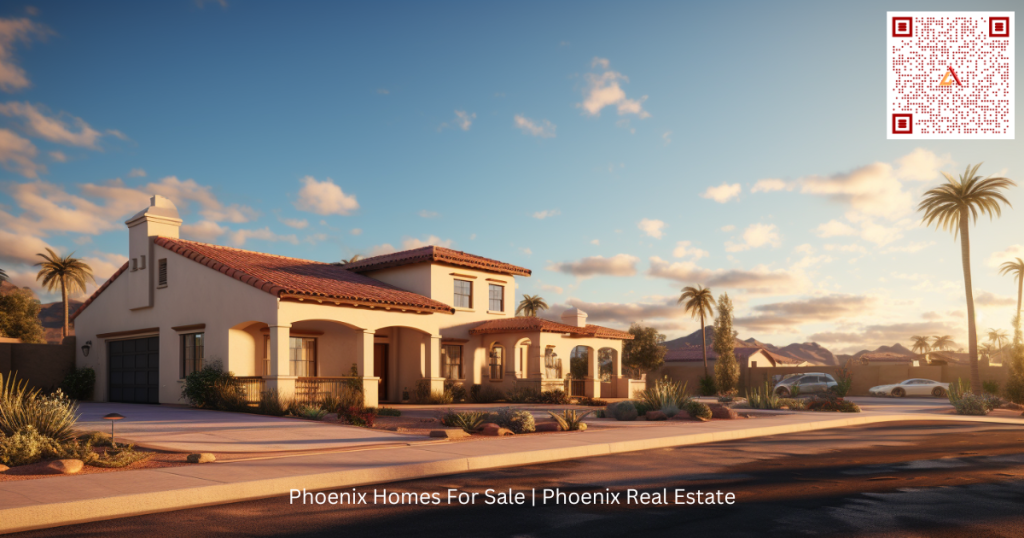 Mediterraning style home in phoenix az with windows, a garage and driveway. A typical homes for sale in phoenix AZ that you can find on Airdeed.com